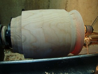 light shone through at an even rate