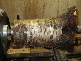 bring up the tail stock for support