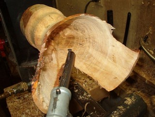  a hook tool can work a fair distance from the tool rest