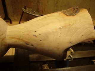 nail is still visible