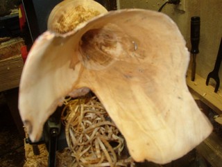 decide to not sand the interior to the bottom