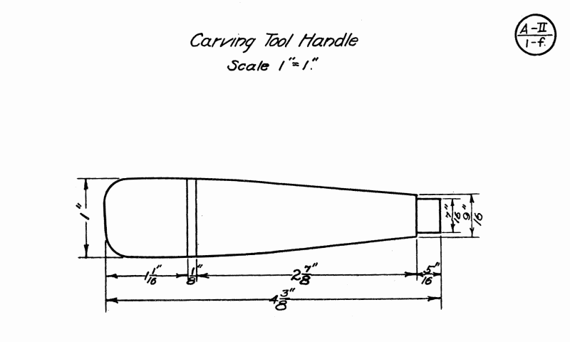 carving tool handle