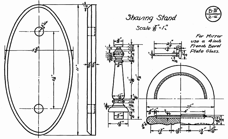 shaving stand