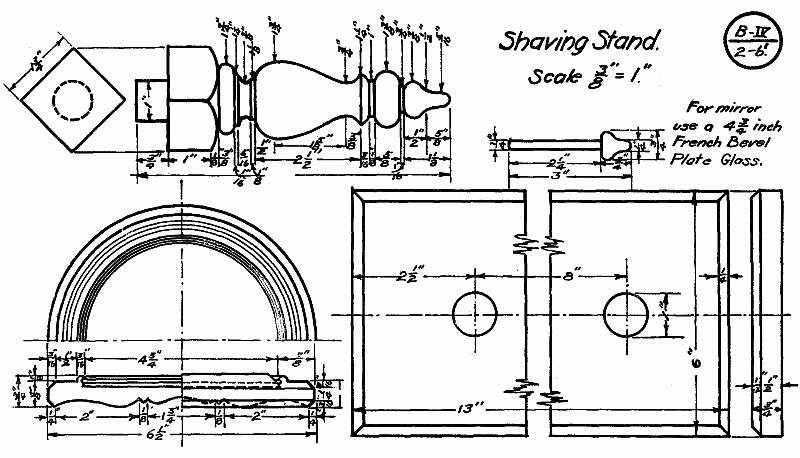 shaving stand