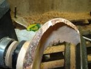 upper edge has been cleaned up somewhat with the 45° tool upper edge has been cleaned up somewhat with the 45° tool