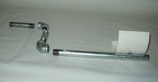 wodturning technique, assemble hollowing tool handle