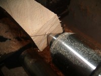 lathe mount on center