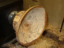 wood turning endgrain image