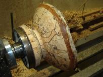 wood turning endgrain image