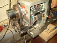 wood lathe motor adjustment