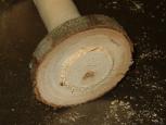 wood turning mushroom image