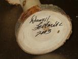 wood turning mushroom image