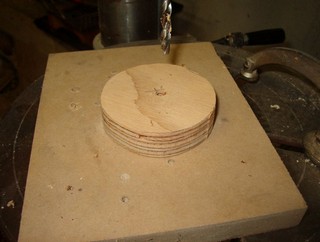  1/4" hole in center