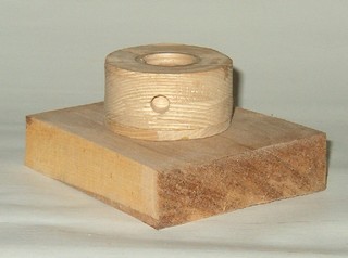 wood turning glue block