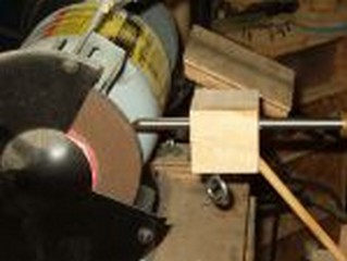 wood lathe bowl gouge sharpening
