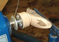 woodturning angel wing image