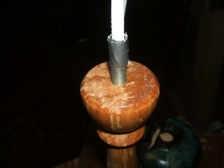turning in the threaded tube