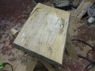 begin with a hardwood block