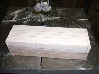 start with a 2" turning square of wood 7" long 