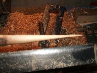 establish the first drip on the icicle 