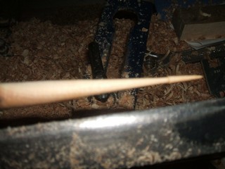  sand and finish eash piece of the icicle as you turn it. 