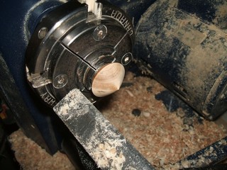 Taper the piece to a peak  Taper the piece to a peak