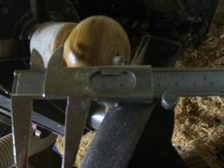 check the diameter of the tenon 