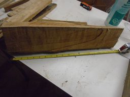 This piece is about 18” long   