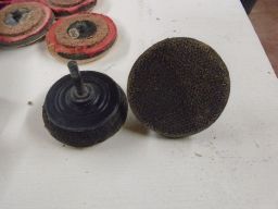 	2 commercial 3" sanding disks	