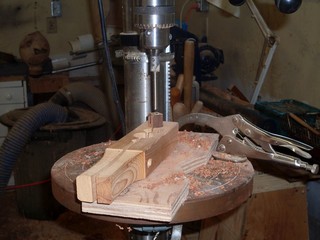using a pen trimmer at the drill press using a pen trimmer at the drill press