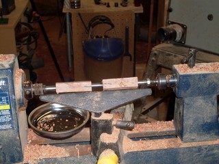 moving up the tailstock moving up the tailstock