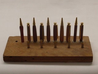 Each blank gets its needed pen parts Each blank gets its needed pen parts