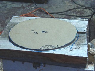 use a cardboard template to mark out a round for a bowl use a cardboard template to mark out a round for a bowl