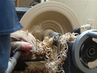 cutting continued to the bottom of the bowl cutting continued to the bottom of the bowl