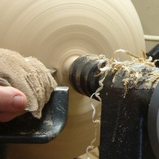 flatten the bottom of the bowl leaving the tenon flatten the bottom of the bowl leaving the tenon