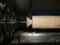 wood turning project awl: measuring diameter