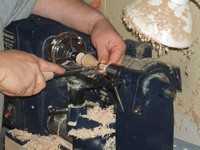 woodworking lathe project: parting off