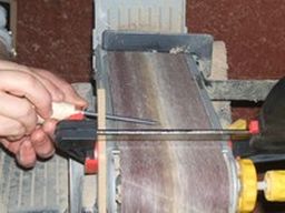 	Bring the tip to a point and refine the angle until it is as long as you like	