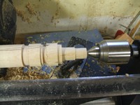 wood turning project: fitting the ferrule