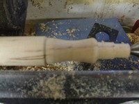 woodturning lathe project: cutting the cove