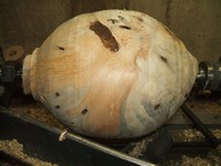 woodturning technique: grain changes and cutting woodturning technique: grain changes and cutting