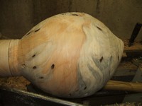 woodworking lathe project: refining the curves woodworking lathe project: refining the curves