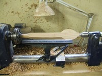 offset mounting with four jaw chuck